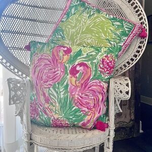 Like New Lilly Pulitzer 22” Decorative Pillows Set